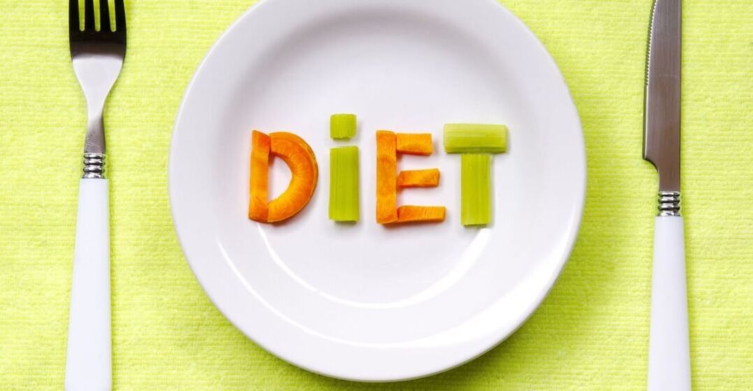 Diet on the plate